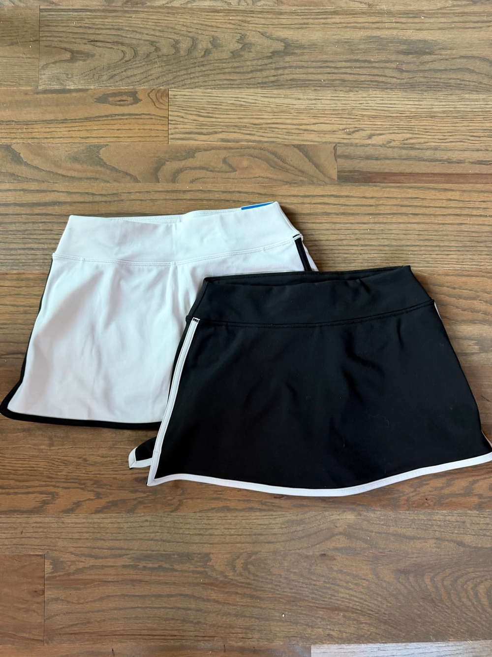 DSG Kids Tennis Skorts: Set of Two - Black and White
